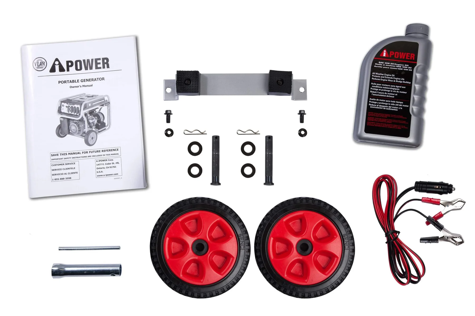 Generador A-ipower SUA9000E Starter Y Manual 110/220V 14 HP - Imagen 4