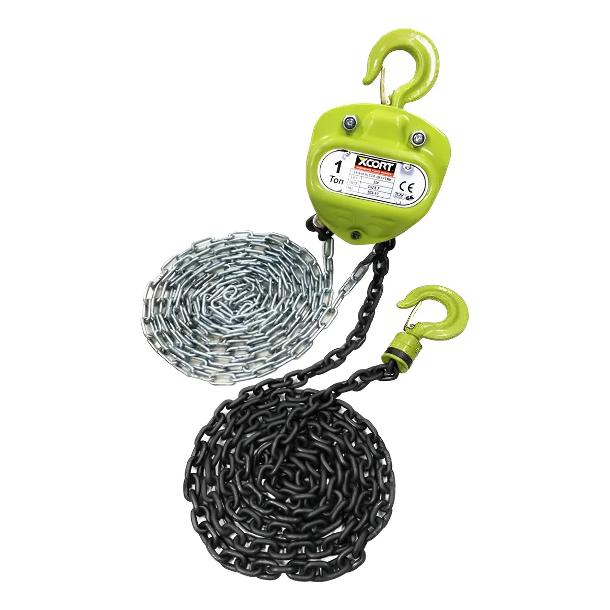 Polipasto Xcort 1 Ton. 3 Mts. Cadena 353-1001