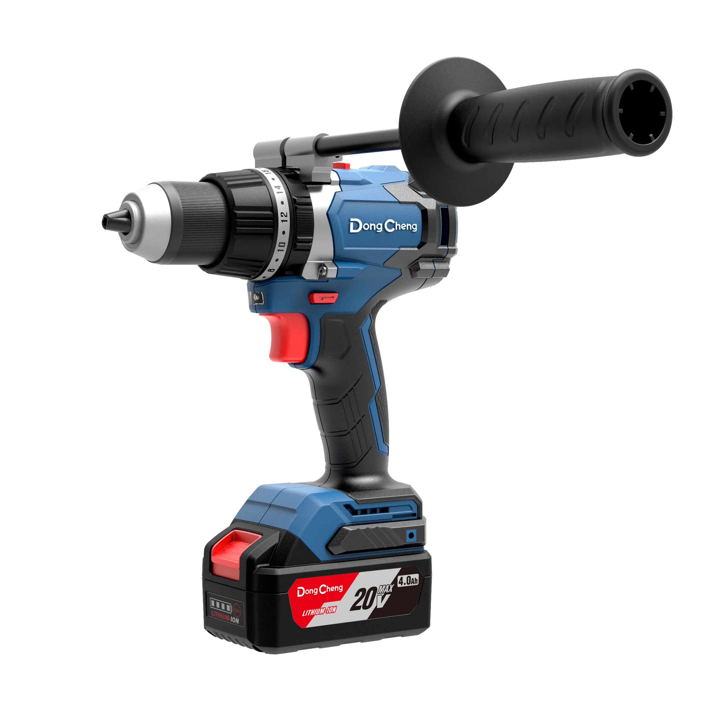 Barreno 1/2 DCJZ03-13 Inalámbrico 20V DongCheng C/Rotomartillo