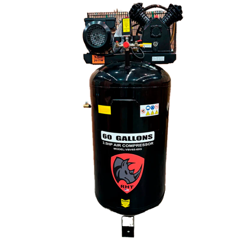 Compresor Vertical 60 Gls Rhino Tools 3 HP 220V VBV65-60G / AC-1102
