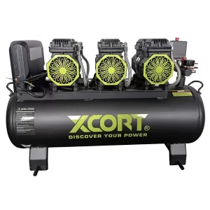 Compresor 120 Lts 110V Silencioso Xcort XSC03-120X 3 Motores